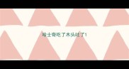哈士奇吃了木头吐了