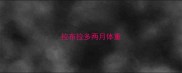 拉布拉多两月体重