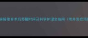 猫咪麻醉绝育术后苏醒时间及科学护理全指南附并发症预防