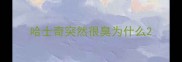 哈士奇突然很臭为什么