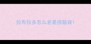 拉布拉多怎么老是挠脑袋