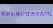 猫有必要打狂犬疫苗吗