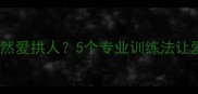 母泰迪突然爱拱人5个专业训练法让爱犬变乖