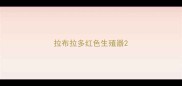 拉布拉多红色生殖器