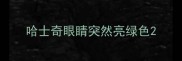 哈士奇眼睛突然亮绿色