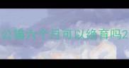 公猫六个月可以绝育吗