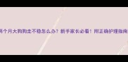 两个月大狗狗走不稳怎么办新手家长必看附正确护理指南