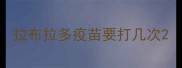拉布拉多疫苗要打几次