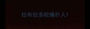拉布拉多咬绳扑人