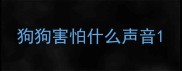 狗狗害怕什么声音