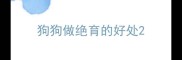 狗狗做绝育的好处