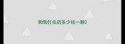 狗狗打虫药多少钱一颗