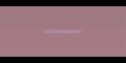 在家自制宠物美毛粉