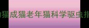 猫咪驱虫时间表幼猫成猫老年猫科学驱虫指南附用药清单