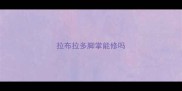 拉布拉多脚掌能修吗