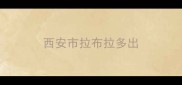 西安市拉布拉多出