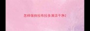 怎样保持拉布拉多清洁干净