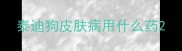 泰迪狗皮肤病用什么药