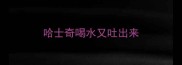 哈士奇喝水又吐出来