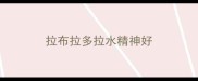 拉布拉多拉水精神好