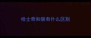 哈士奇和狼有什么区别