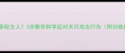 拉布拉多咬主人3步教你科学应对犬只攻击行为附训练指南