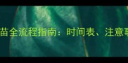 狗狗必看狂犬疫苗全流程指南时间表注意事项常见问题大