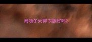 泰迪冬天穿衣服好吗