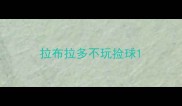 拉布拉多不玩捡球
