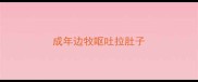 成年边牧呕吐拉肚子