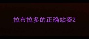 拉布拉多的正确站姿