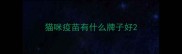 猫咪疫苗有什么牌子好
