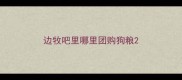 边牧吧里哪里团购狗粮