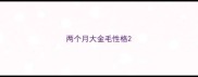 两个月大金毛性格