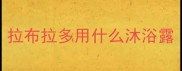 拉布拉多用什么沐浴露