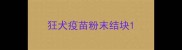 狂犬疫苗粉末结块
