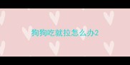 狗狗吃就拉怎么办