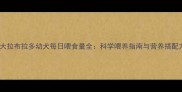 50天大拉布拉多幼犬每日喂食量全科学喂养指南与营养搭配方案