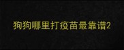 狗狗哪里打疫苗最靠谱