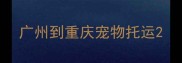 广州到重庆宠物托运