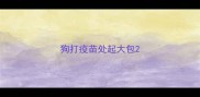 狗打疫苗处起大包