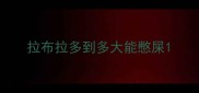 拉布拉多到多大能憋屎
