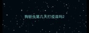 狗驱虫第几天打疫苗吗