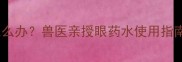 疫苗后猫咪眼睛红肿怎么办兽医亲授眼药水使用指南附成分避坑表