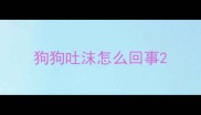 狗狗吐沫怎么回事