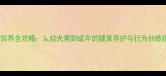女犬饲养全攻略从幼犬期到成年的健康养护与行为训练指南