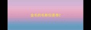金毛的毛断但是卷