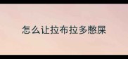 怎么让拉布拉多憋屎