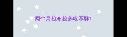 两个月拉布拉多吃不胖