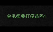 金毛都要打疫苗吗